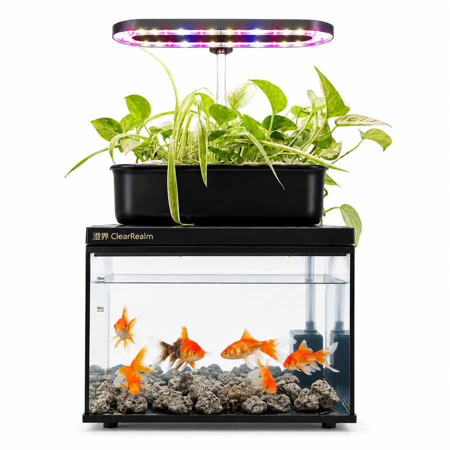 ClearRealm CRO1 aquarium planter